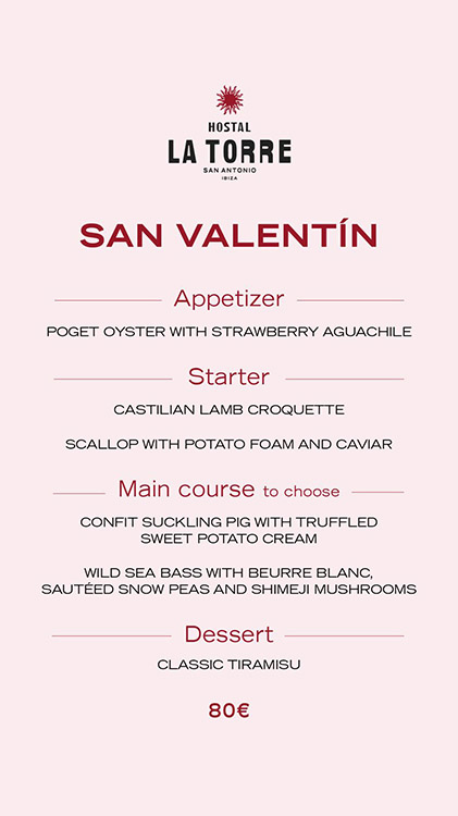 LT sant valentine ibiza dinner 2026