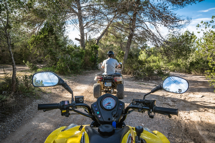 quad ruta ibiza alquiler tour